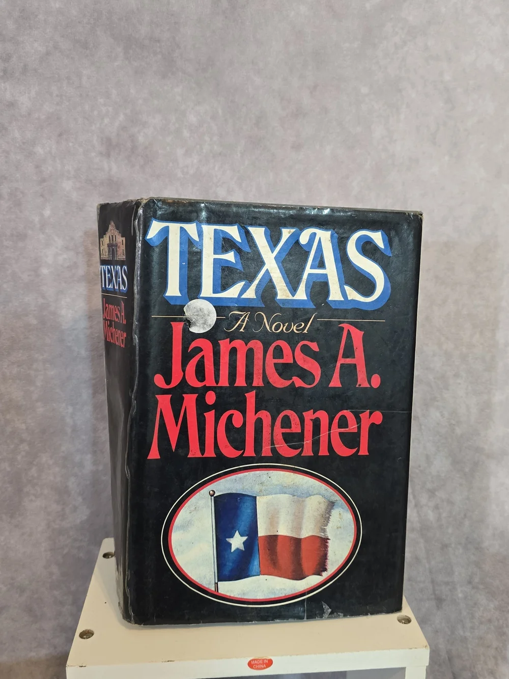 James A. Michener Texas Hardcover Novel -‎ Black/Red/Blue Cover